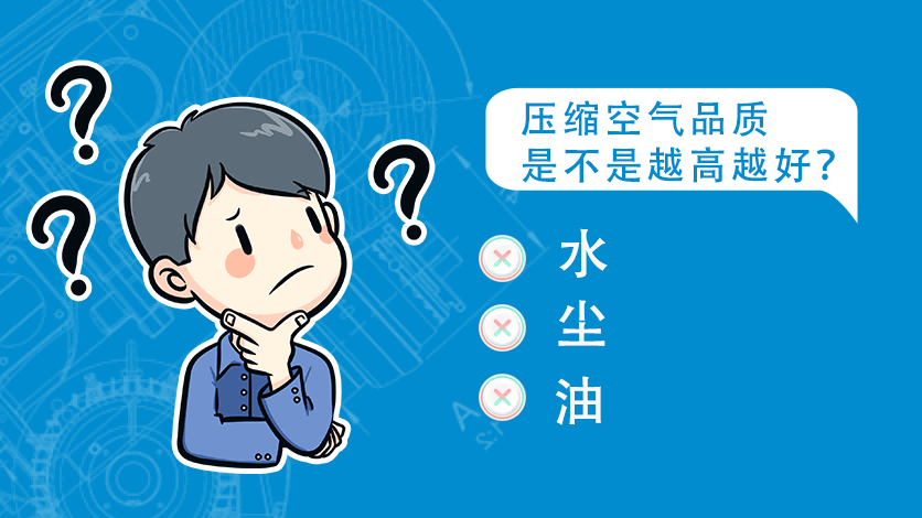 壓縮空氣品質(zhì)是不是越高越好？